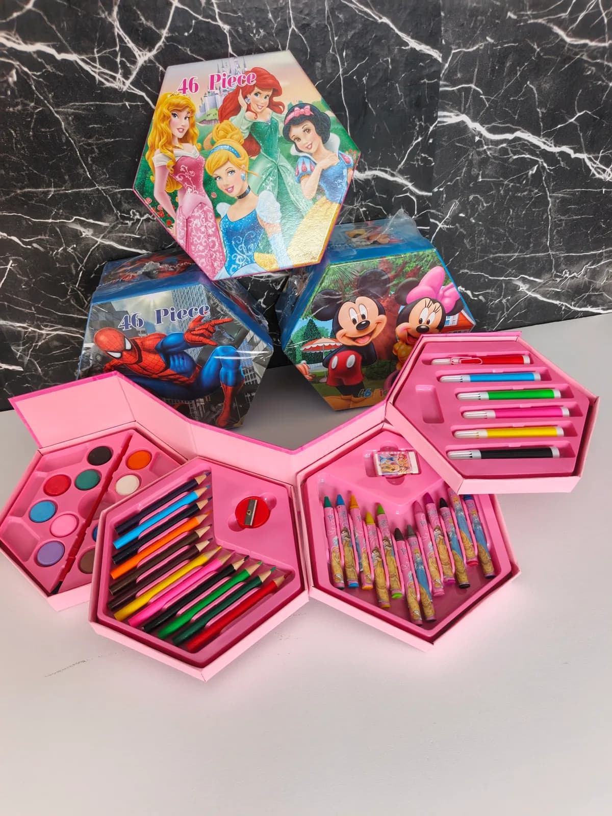 46-Piece Art Set – Unleash Little Artists! 🖍️✨