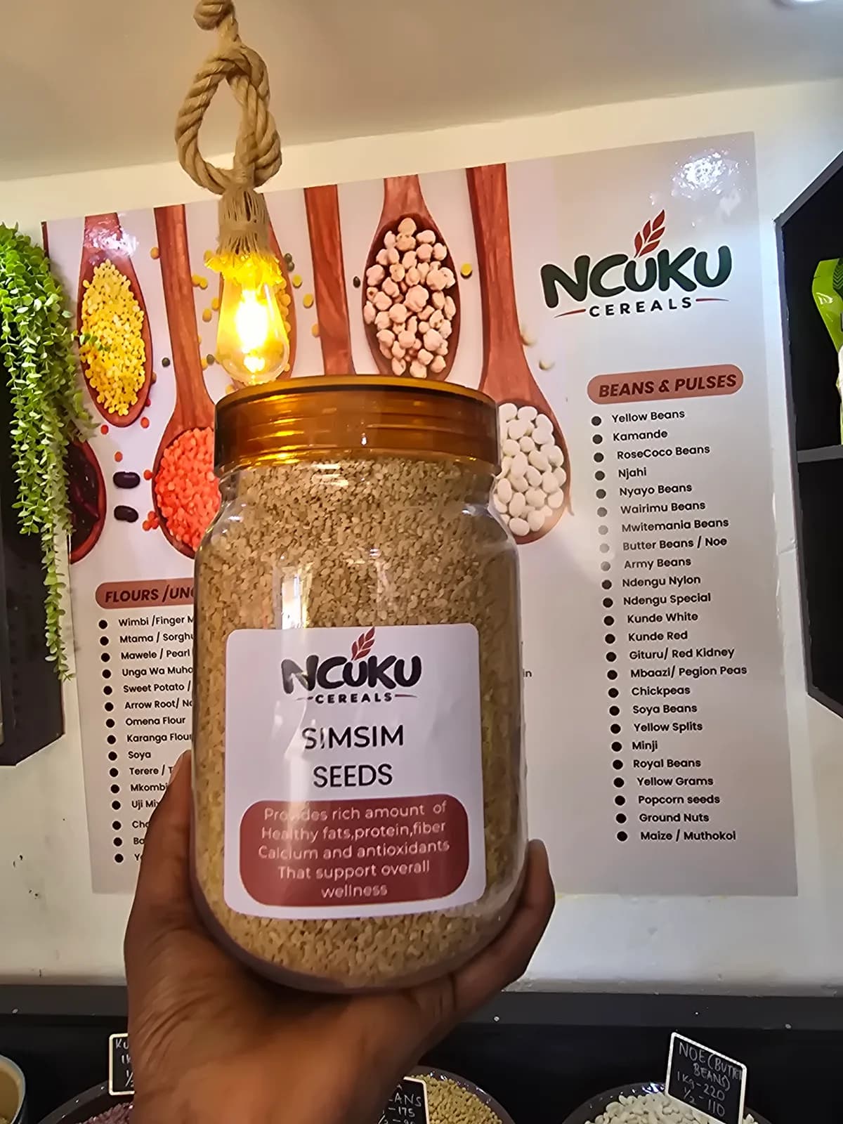 Pure White Simsim seeds