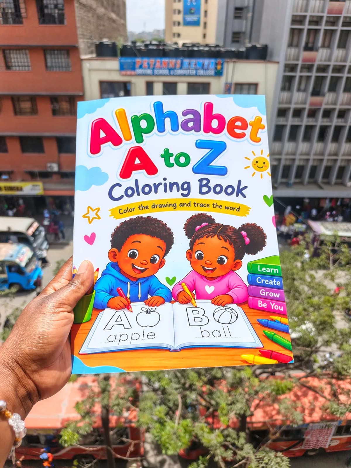 Alphabet A to Z Coloring Book