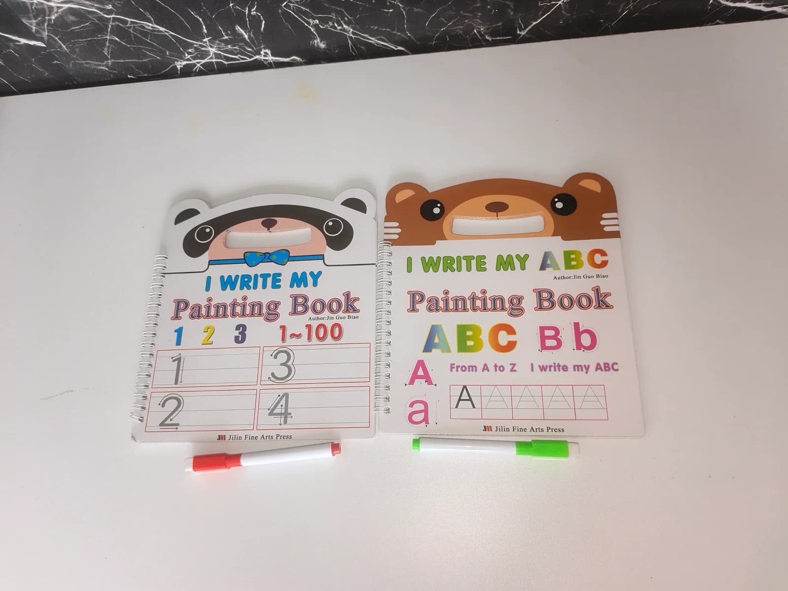Wipe & Clean Alphabet and Number Painting Book