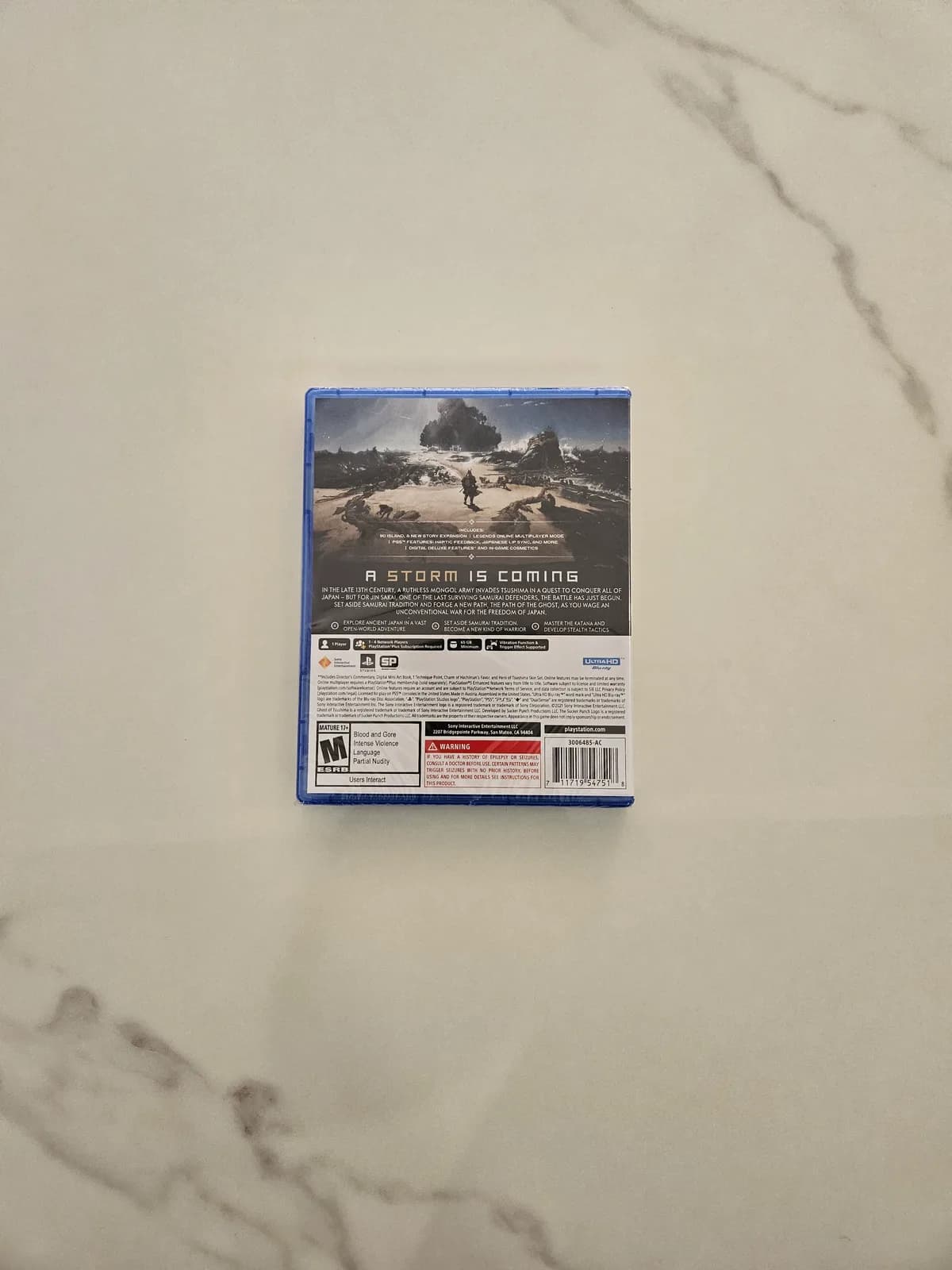 Ghost of Tsushima: Director's Cut (PS5) - Brand New and Sealed