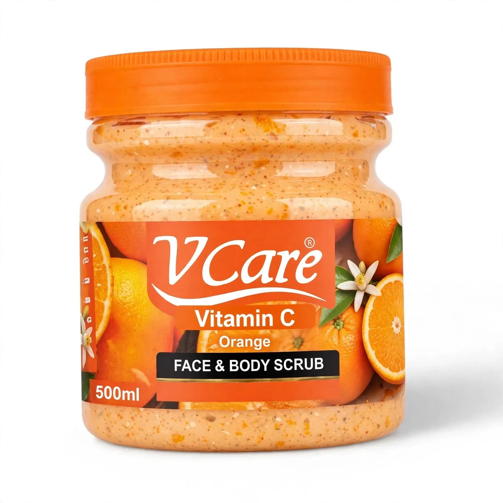 VCare Vitamin C Orange Face & Body Scrub 500ml - Original