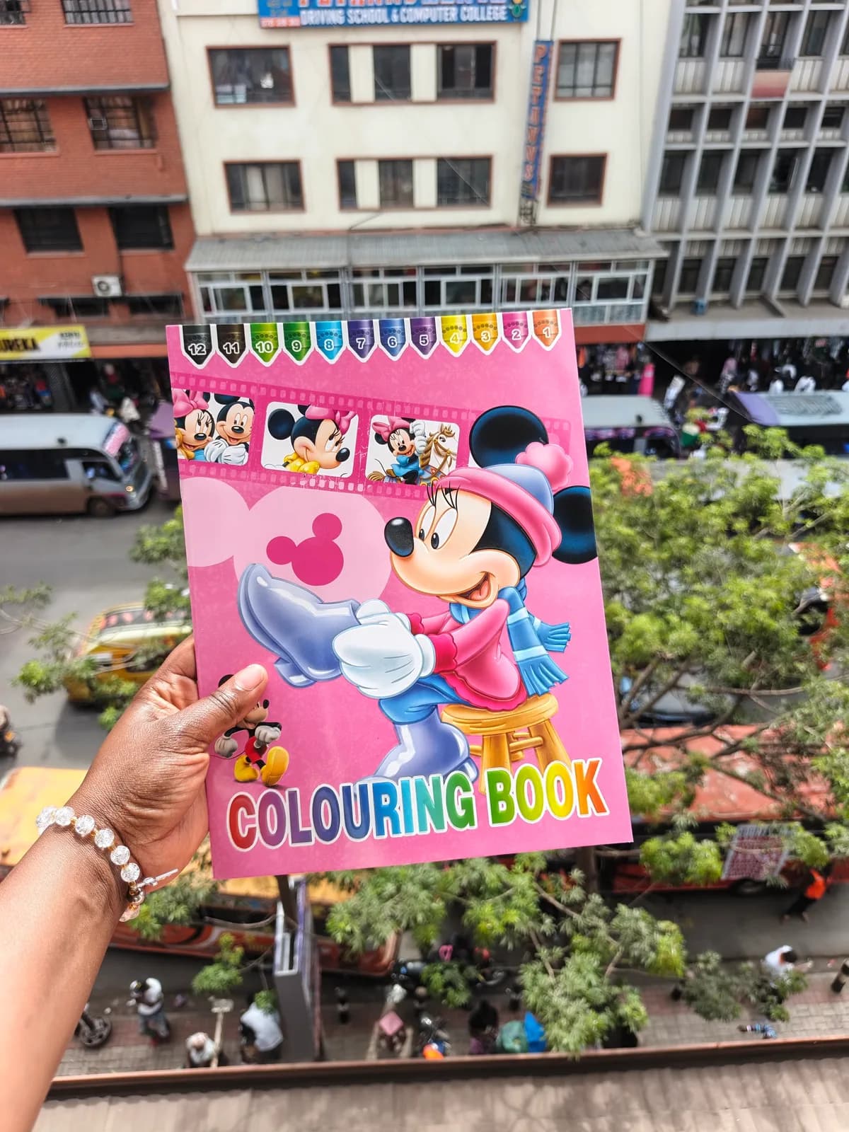 Cartoon-Themed Colouring Books with Stickers!
