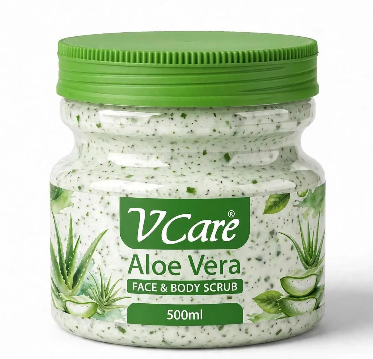 VCare aloe Vera Face & Body Scrub 500ml - Original (copy)